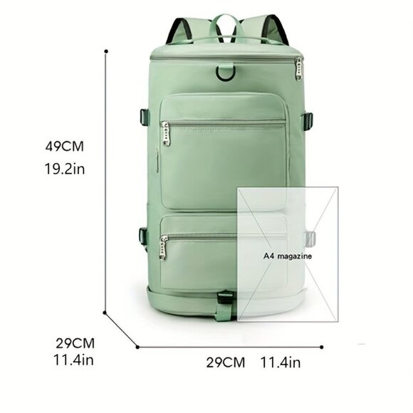 Travel Passions - Pink Portable Multifunctional Duffle Backpack main image 5